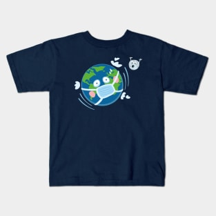 Coronavirus Earth Kids T-Shirt